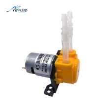 YWfluid 12V/24V Quick-installation Peristaltic Pump With DC motor  Corrosion Resistant Used for liquid transfer suction filling